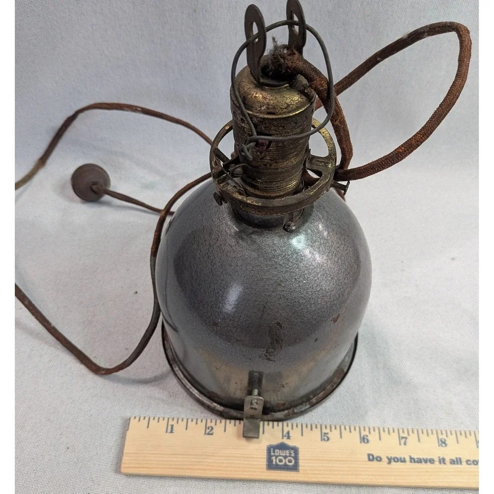 Kodak Wratten Series 0C Darkroom Safelight Vintage Gray Industrial Lamp Fair